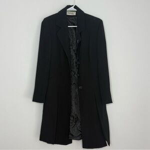 Women's Classic Black Trench Coat